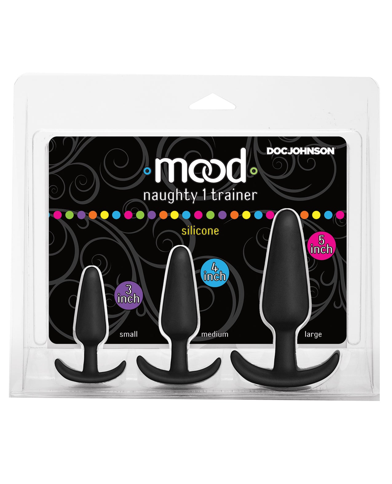 Mood Naughty 1 Anal Trainer Set – Black Set of 3