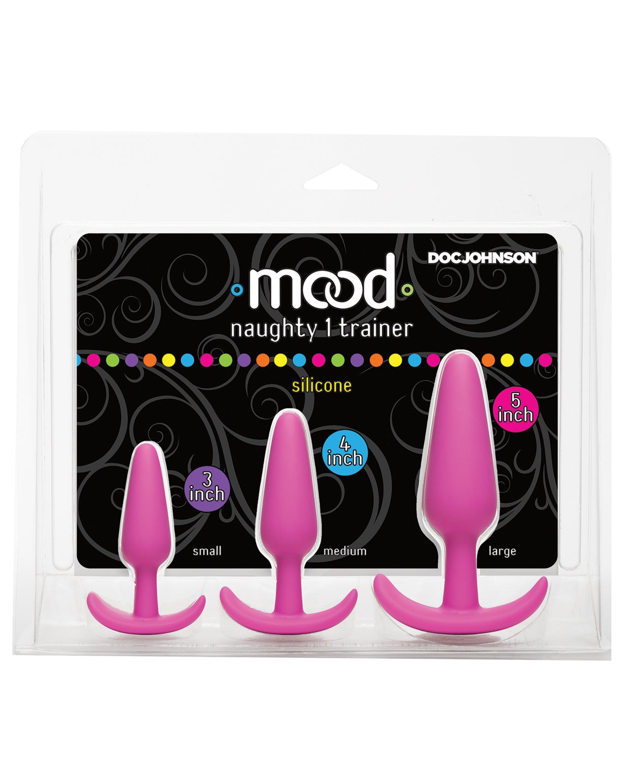 Mood Naughty 1 Anal Trainer Set – Pink Set of 3