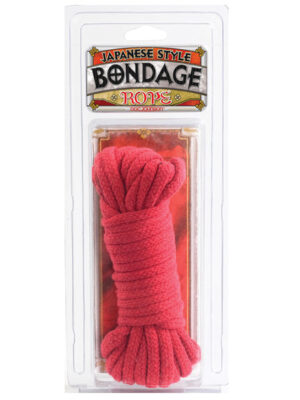 Japanese Style Bondage Cotton Rope - Red