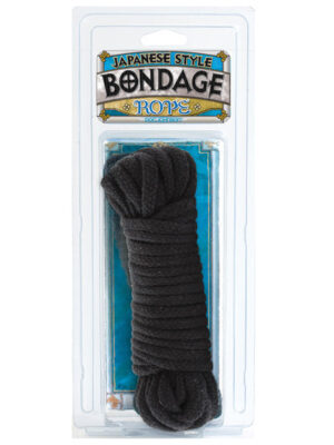 Japanese Style Bondage Cotton Rope - Black