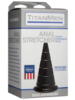 Titanmen 6" Anal Stretcher - Black