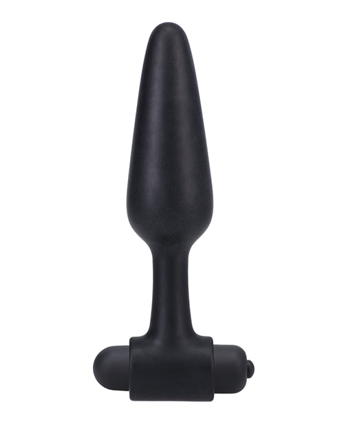 In A Bag 5″ Vibrating Butt Plug – Black