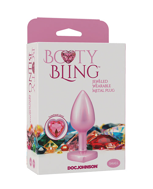 Booty Bling Jeweled Metal Plug – Small Pink