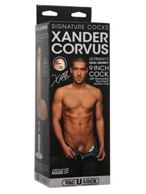 Signature Cocks ULTRASKYN 9" Cock w/Removable Vac-U-Lock Suction Cup - Xander Corvus