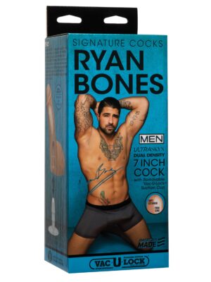 Signature Cocks ULTRASKYN 7" Cock w/Removable Vac-U-Lock Suction Cup - Ryan Bones