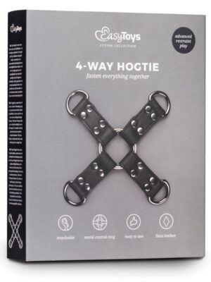 Easy Toys Faux Leather Hogtie - Black