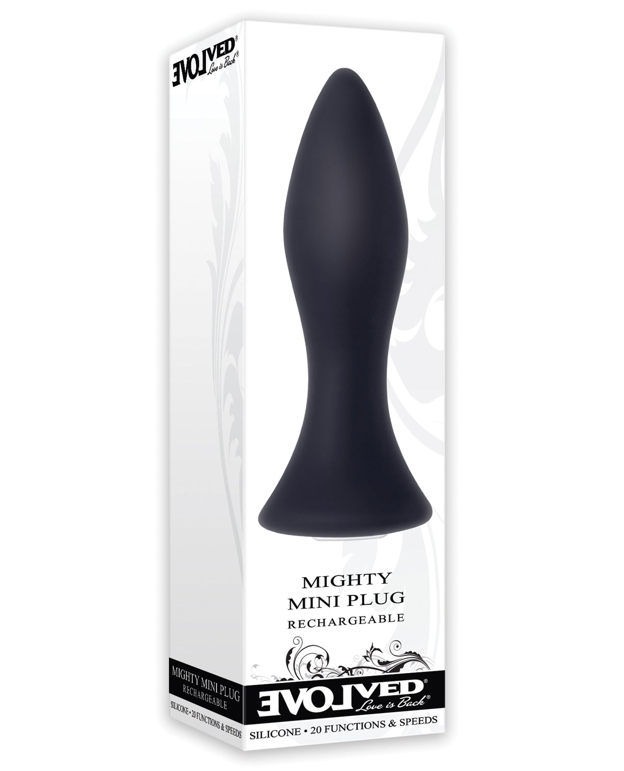 Evolved Mini Butt Plug – Black