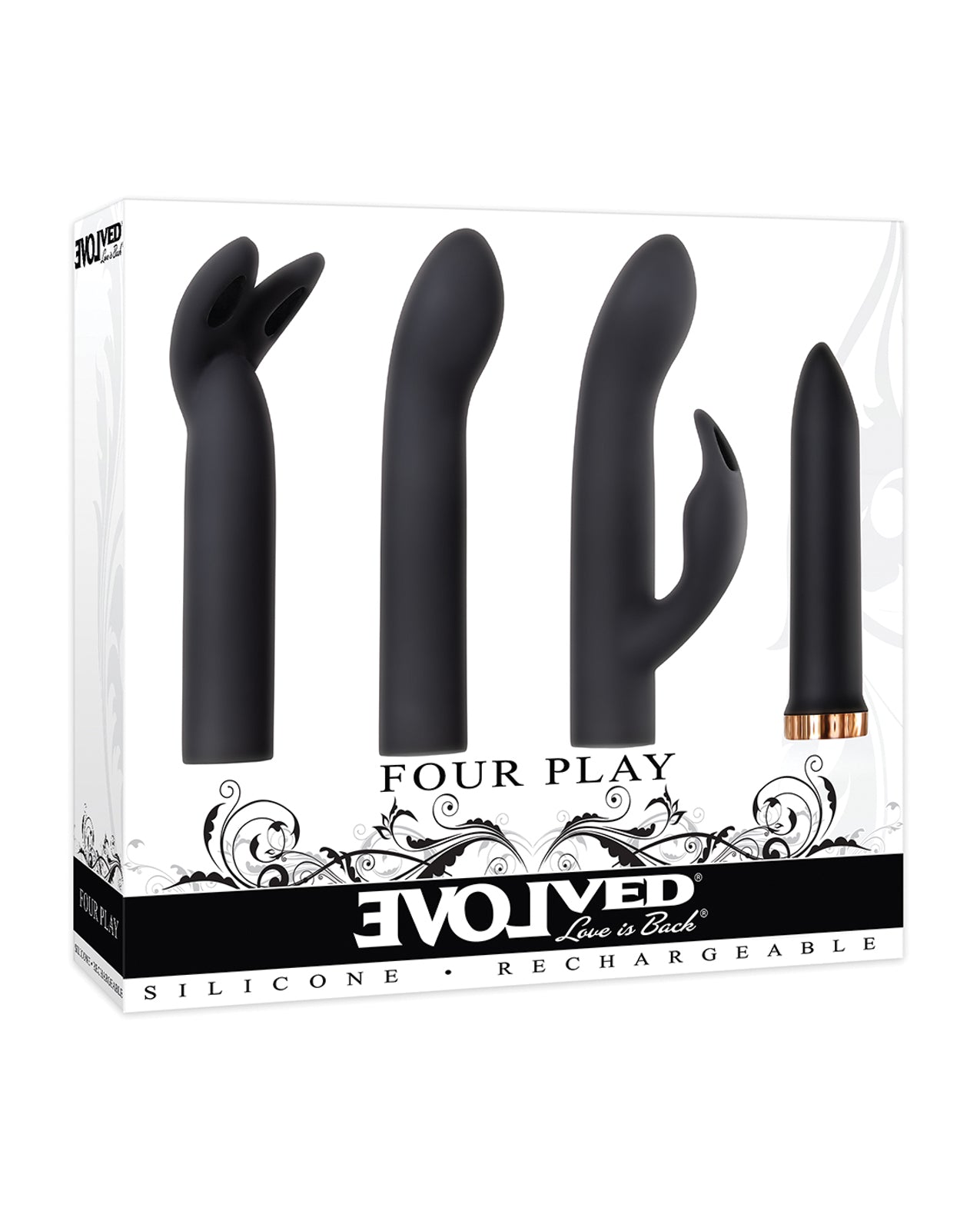 Evolved Four Play Kit – Black/Rose Gold