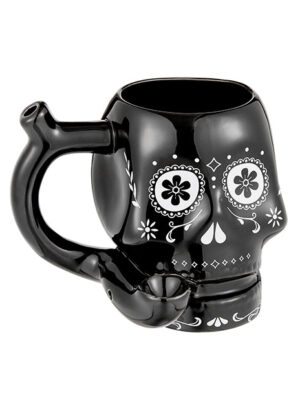 Fashioncraft Novelty Mug - Black Skull