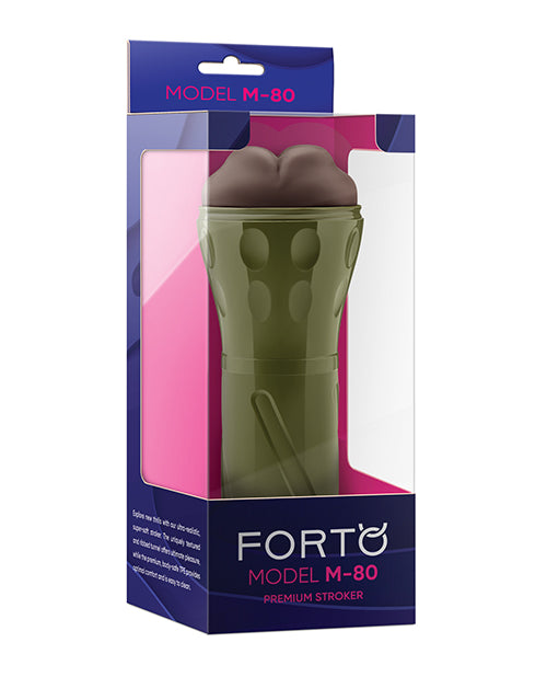 Forto Model M-80 Hard-Side Mouth Masturbator – Dark