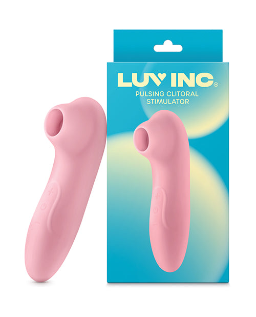 Luv Inc. Pulsing Clitoral Stimulator – Light Pink