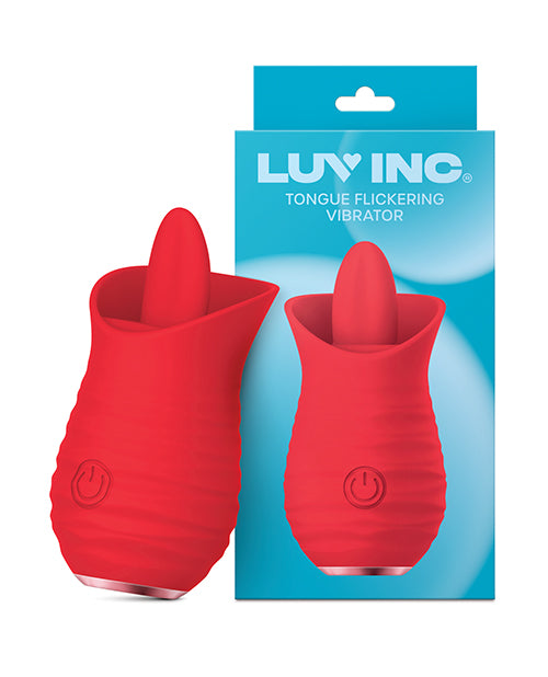 Luv Inc. Tongue Flickering Vibrator – Red