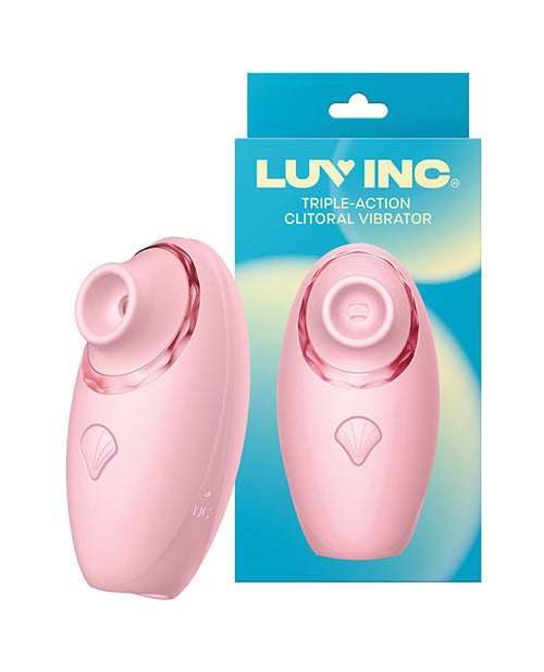 Luv Inc. Triple – Action Clitoral Vibrator – Pink