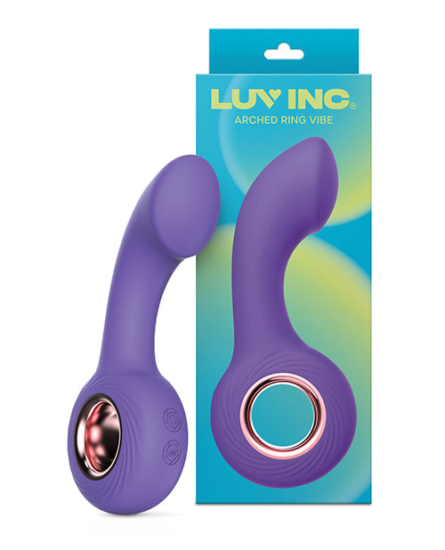 Luv Inc. Arched Ring Vibrator – Purple