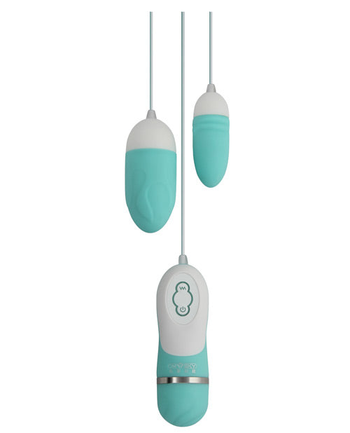 GigaLuv Dual Vibra Bullets – 10 Functions Tiffany Blue