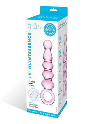 Glas Quintessence Beaded Glass Anal Slider