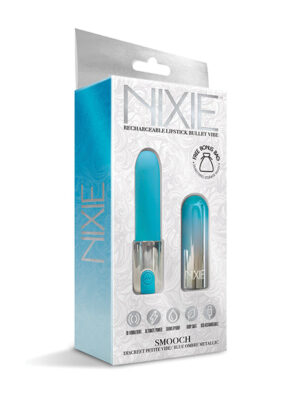 Nixie Smooch Rechargeable Lipstick Vibrator - Blue Ombre