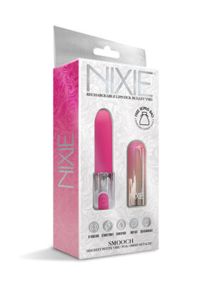 Nixie Smooch Rechargeable Lipstick Vibrator - Pink Ombre