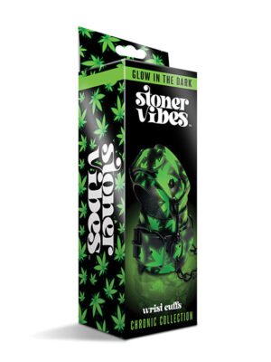 Stoner Vibes Glow in the Dark Wrist Cuffs