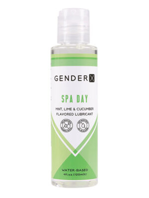 Gender X Flavored Lube - 4 oz Spa Day
