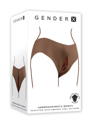 Gender X Vagina Briefs Undergarments - Dark