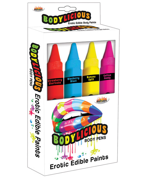 Bodylicious Edible Pens – Pack of 4