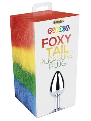 Rainbow Foxy Tail Butt Plug