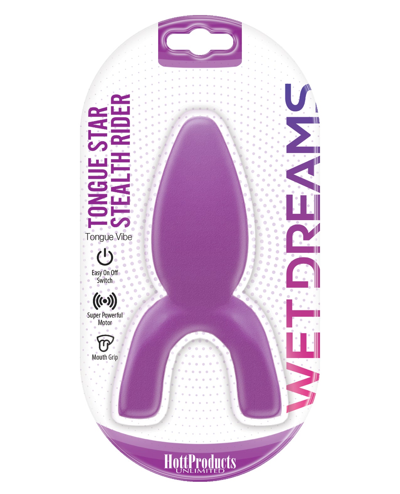 Wet Dreams Tongue Star Stealth Rider Vibe – Purple