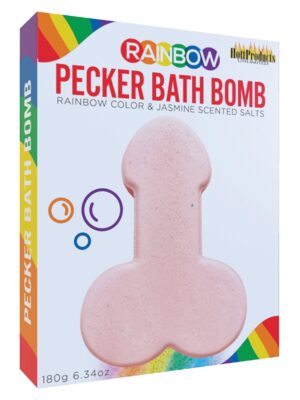 Rainbow Pecker Bath Bomb