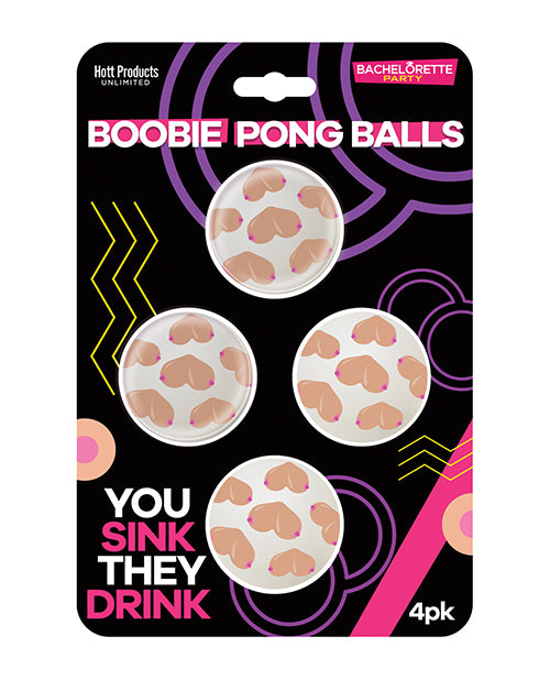 Boobie Beer Pong Balls – 4 pk