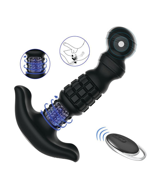 Pineapple Man Vibrating Prostate Massager – Black