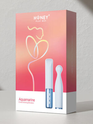 The Naughty Collection Interchangeable Heads Vibrator - Blu Bundle