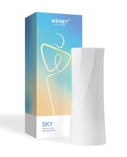 Sky Intense Suction & Vibration Blowjob Machine - White - Image 6