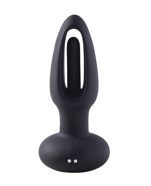 Snuggy Anal Plug Vibrator – Black