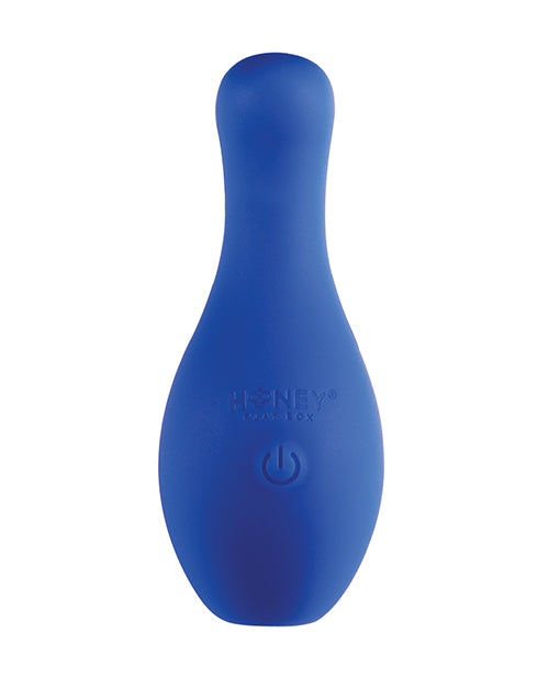 Striker the Bowling Pin Vibrator – Blue