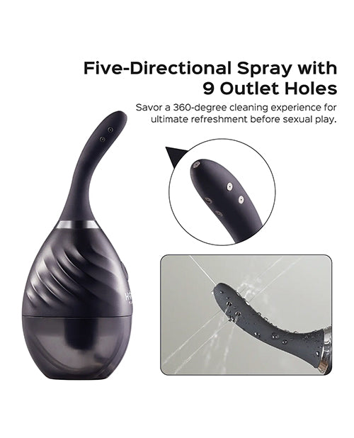 Bulby Auto Spray Anal Douche System – Black