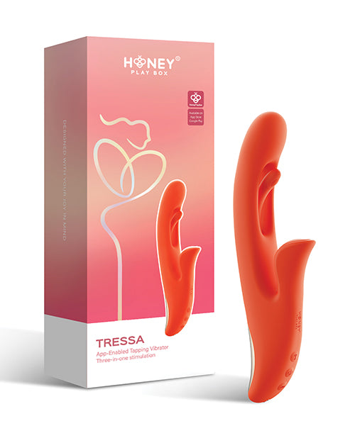 Tressa App-Enabled Tapping Vibrator G-Spot and Clitoris Stimulation - Image 5