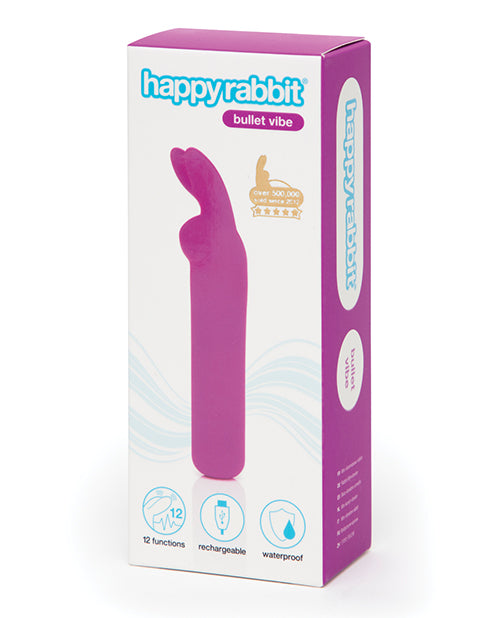 Happy Rabbit Rechargeable Bullet - Purple - Image 9