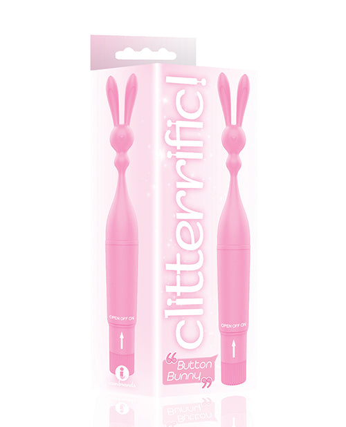 The 9’s Clitterific! Button Bunny Clitoral Stimulator – Pink