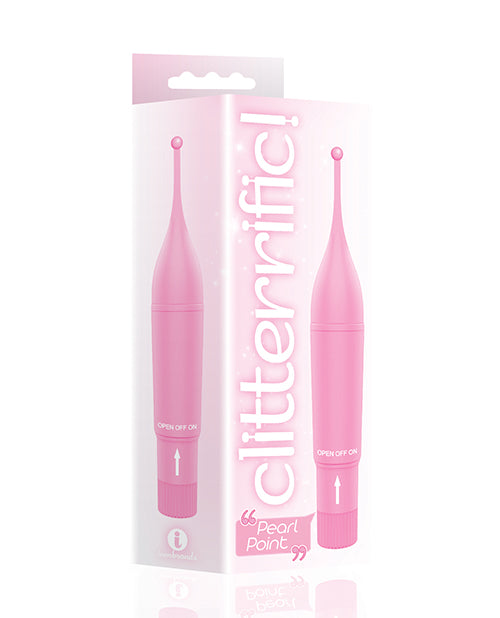 The 9’s Clitterific! Pearl Point Clitoral Stimulator – Pink