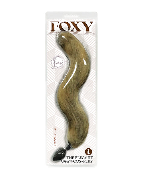 Foxy Fox Tail Silicone Butt Plug – Gold