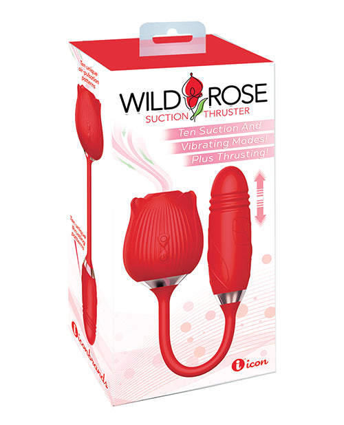 Wild Rose & Thruster Vibrator – Red