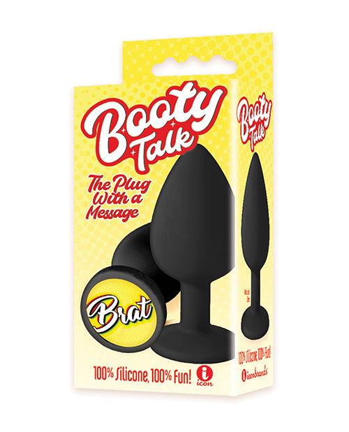 The 9’s Booty Calls Brat Plug – Black