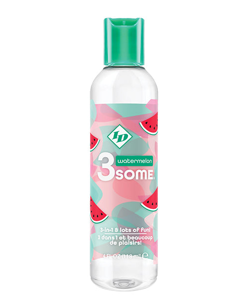 ID 3some 3 in 1 Lubricant – 4 oz Watermelon