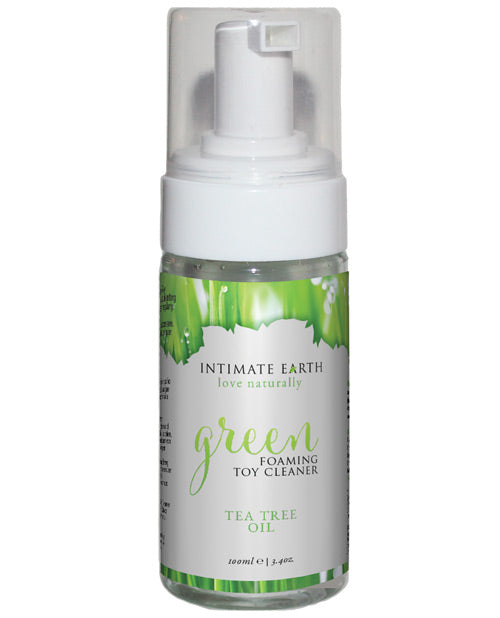 Intimate Earth Foaming Toy Cleaner – 100 ml Green Tea Tree Oil