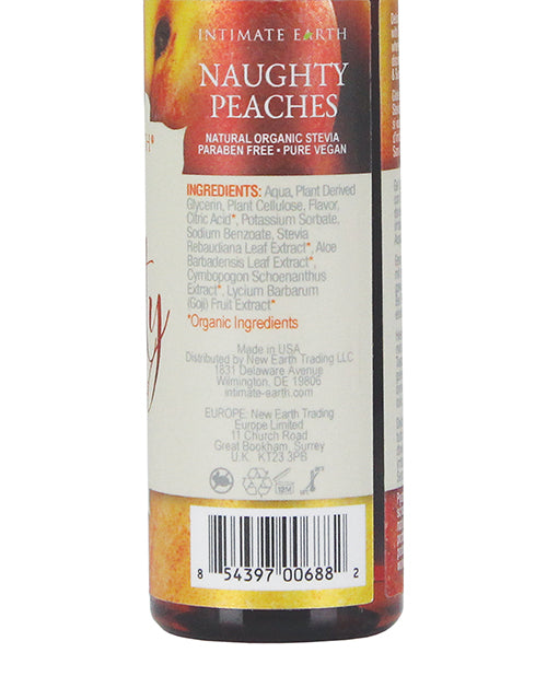 Intimate Earth Natural Flavors Glide – 60 ml Naughty Peaches