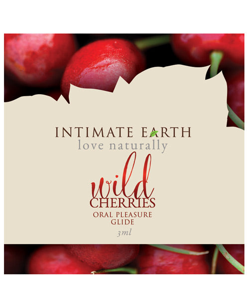 Intimate Earth Lubricant Foil – 3 ml Wild Cherries