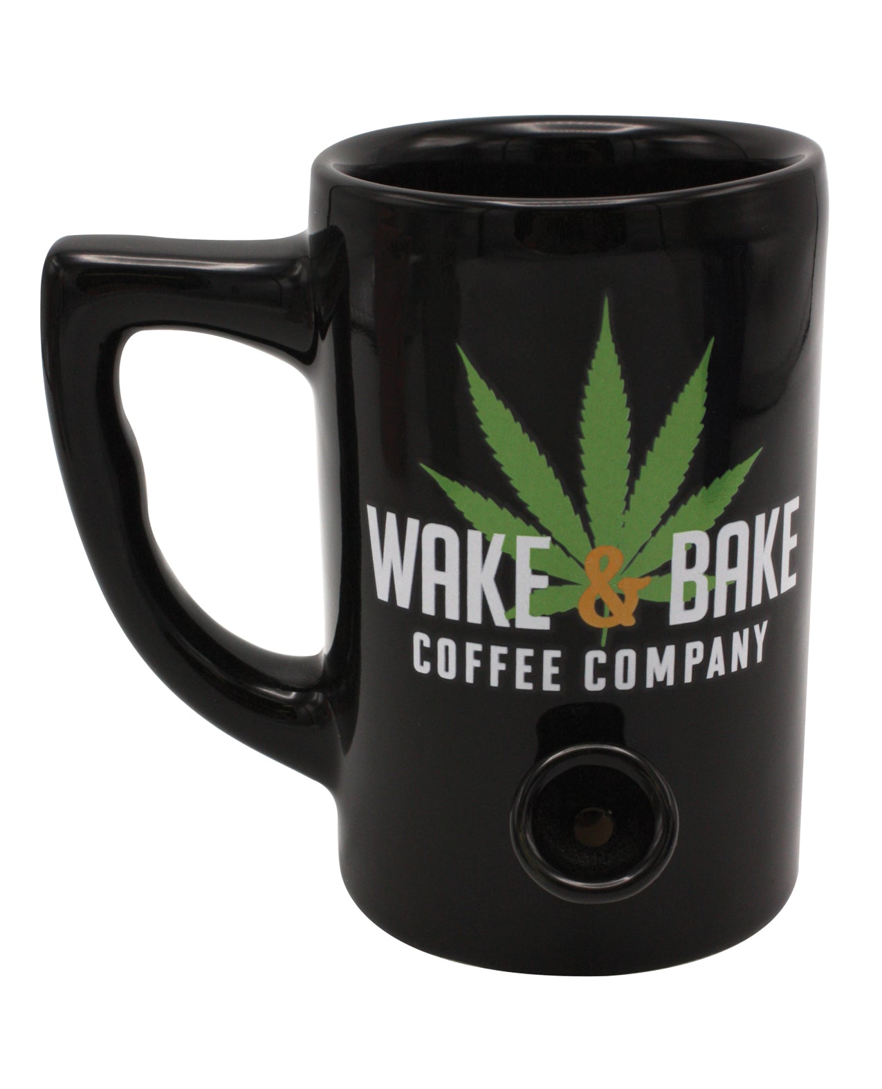 Wake & Bake Coffee Mug – 10 oz Black