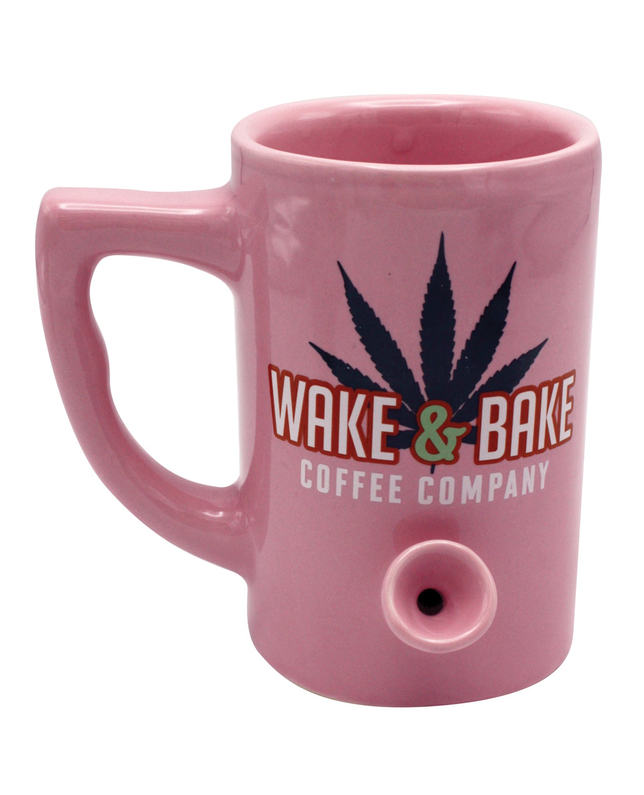 Wake & Bake Coffee Mug – 10 oz Pink