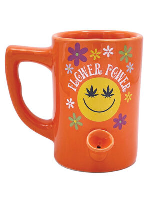 Wake & Bake Flower Power Coffee Mug - 10 oz
